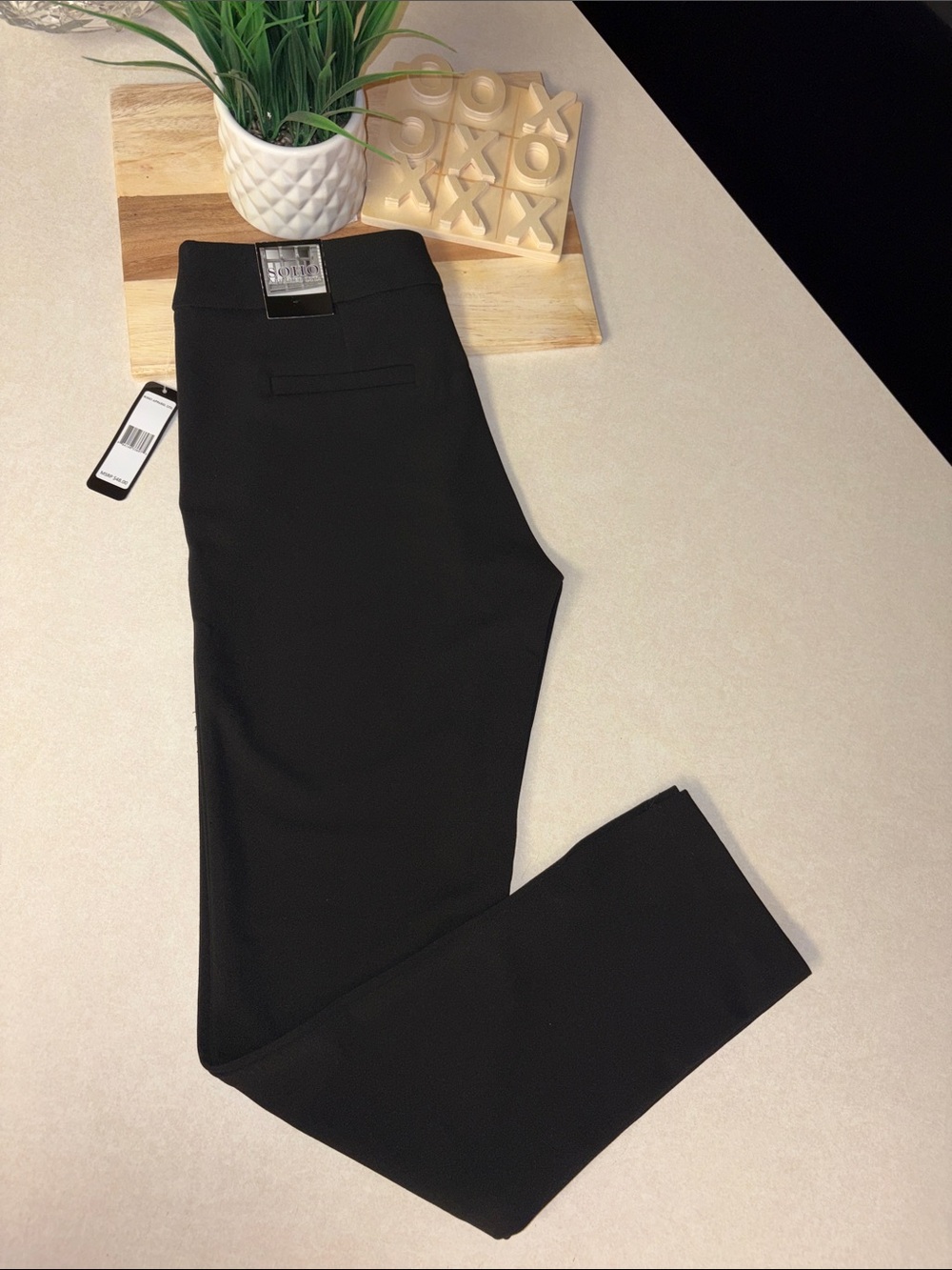 Soho Women's Straight Leg Dress Pants in Black